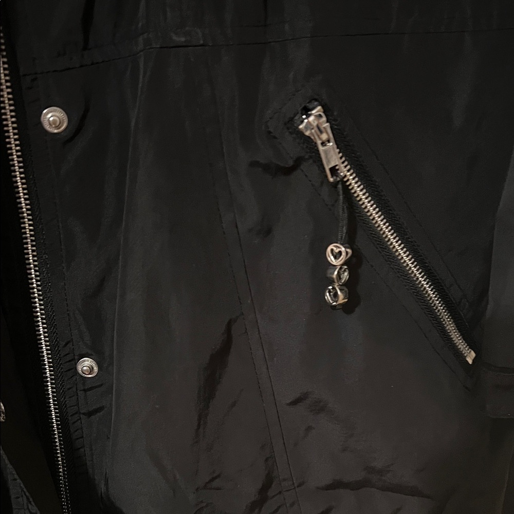Betsey Johnson Black Utility Jacket - Picture 5 of 12